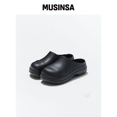 CLCL Wednesday 晚宴木屐凉鞋 - 午夜黑韩国官网直邮进口MUSINSA