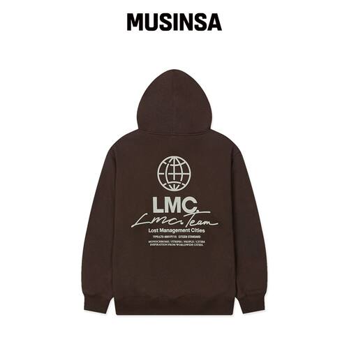 LMC SIGNATURE COMBO 连帽卫衣 棕色 MUSINSA韩国官网直邮进口