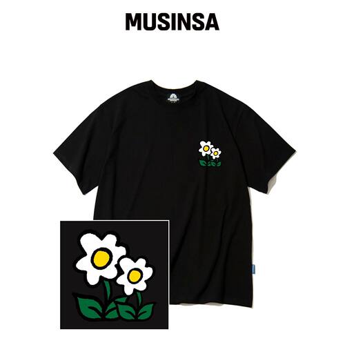 TRIPSHION DOUBLE FLOWER LOGO T恤 - VLACK韩国官网直邮进口