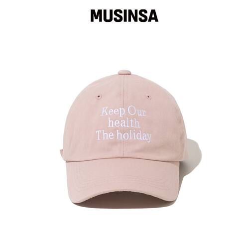 MILLO ARCHIVE 假日签名球帽 [复古粉] MUSINSA韩国直邮官方正品