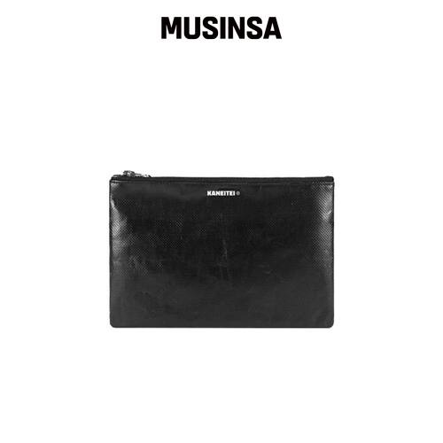 KANEITEI TIGER FLAT POUCH M（黑色）/ 再生材韩国官网直邮进口