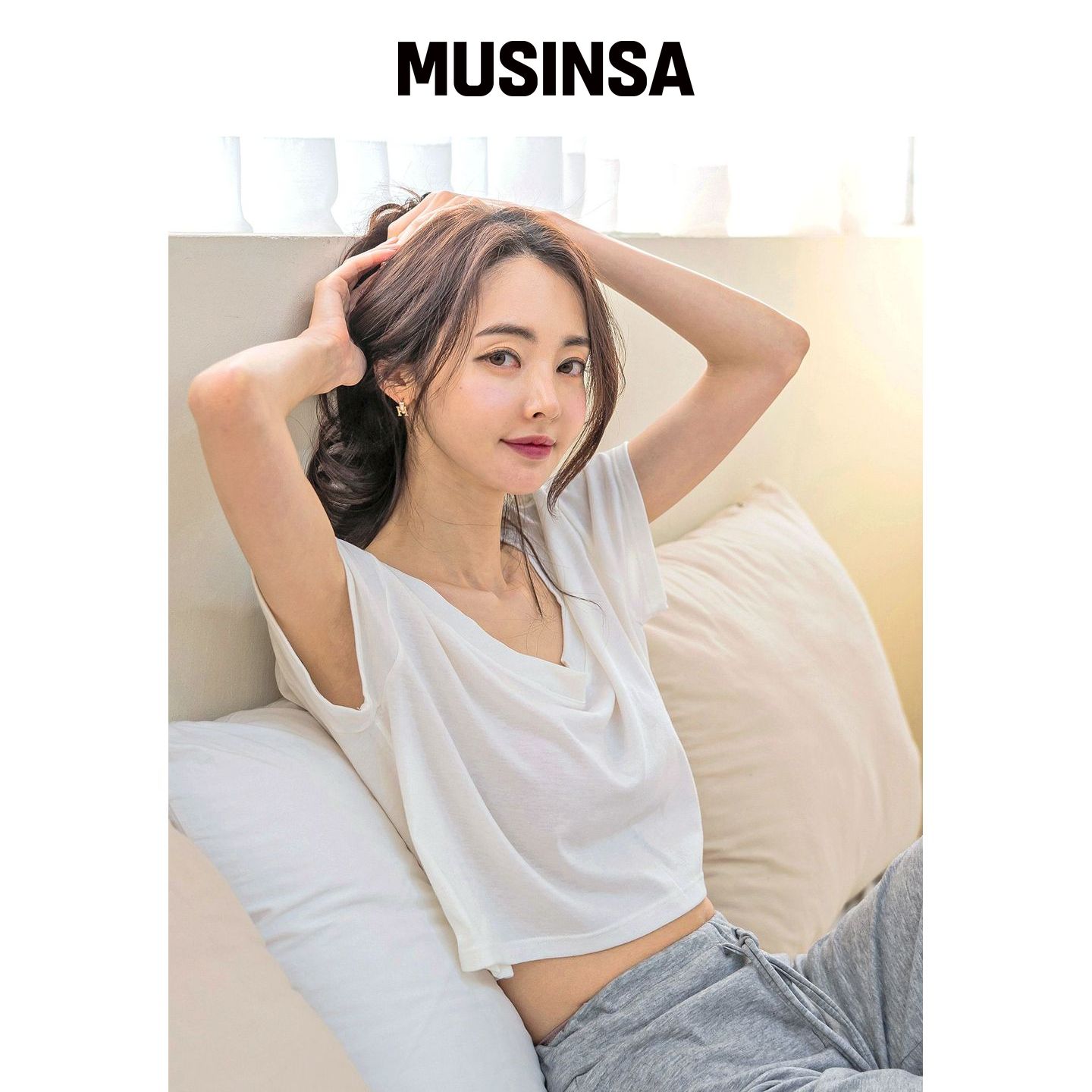 AONE 女款短袖跑步服饰 MUSINSA韩国官网直邮进口