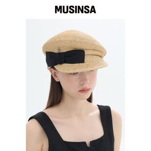 BROWNHAT 法式草编篮 - 自然色 MUSINSA韩国官网直邮进口