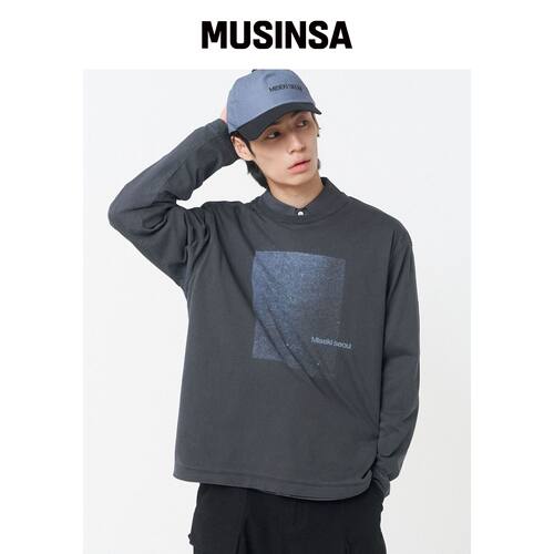 MISEKISEOUL MEN Dawn Mist 长袖 CHARCOAL韩国官网直邮进口