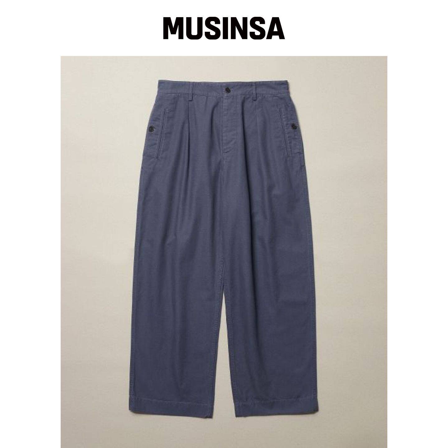 ESFAI FRENCH ARMY PANTS(复古藏青色) MUSINS韩国官网直邮进口