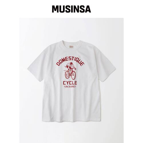 OUTSTANDING V.S.C TEE(CYCLE) 白色韩国官网直邮进口