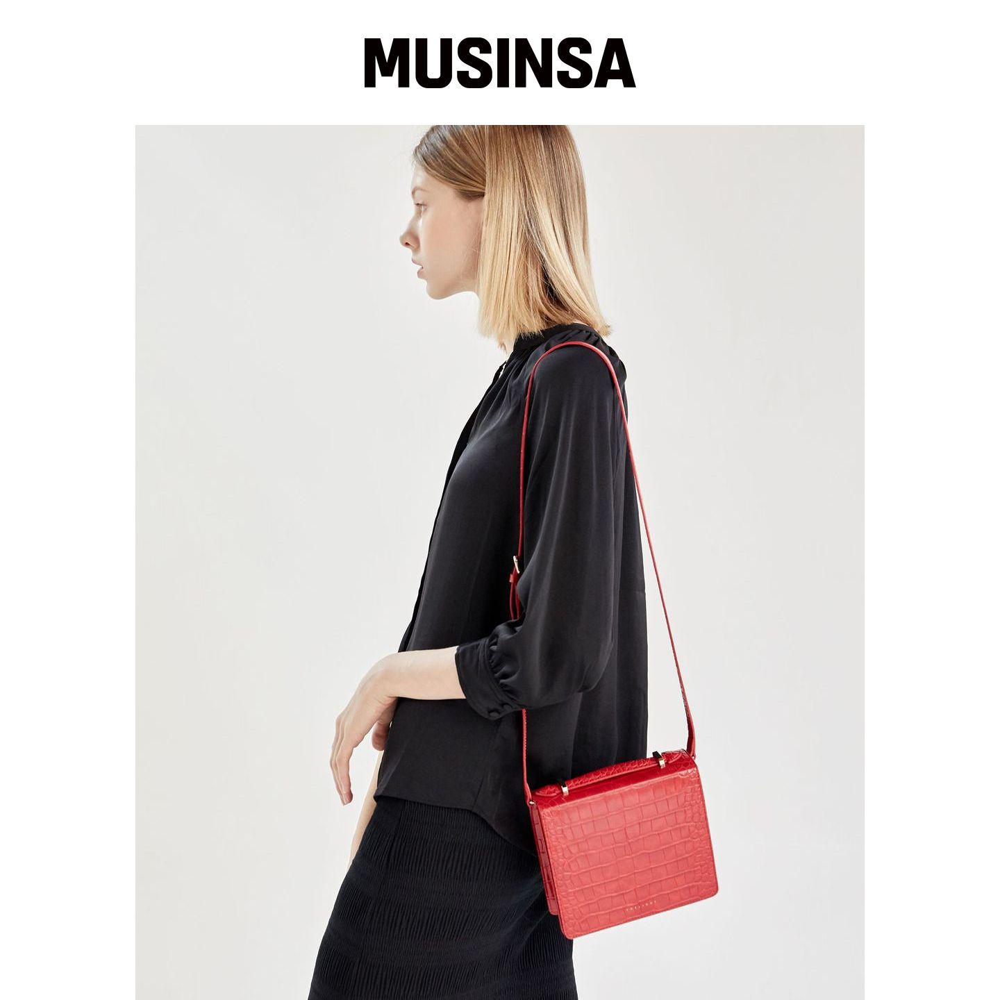 ITSBAG LOCA 鳄鱼纹单肩包 7种颜色 MUSINSA韩国官网直邮进口