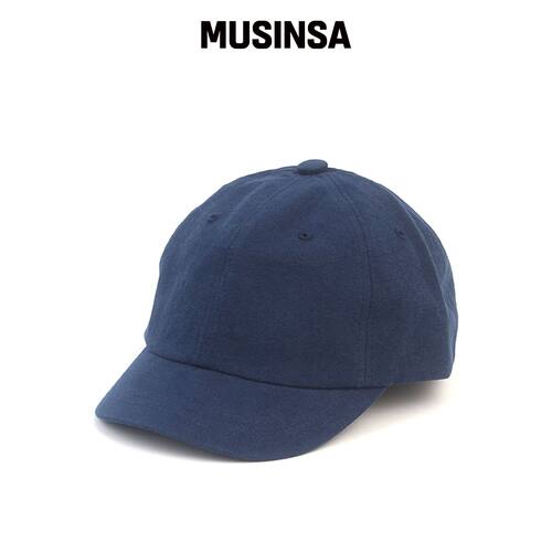 UNIVERSAL CHEMISTRY MUJI 海军蓝短檐棒球帽 MU韩国官网直邮进口