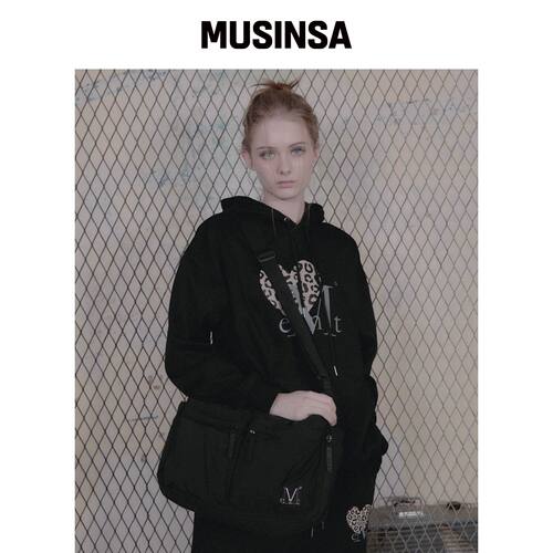 MUCENT 西耶拉斑点心形连帽T恤男女通用（2色） 韩国官网直邮进口