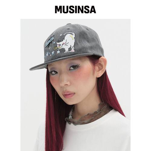 TYPESERVICE 泡泡猫帽子 [炭灰色] MUSINSA韩国直邮官方正品