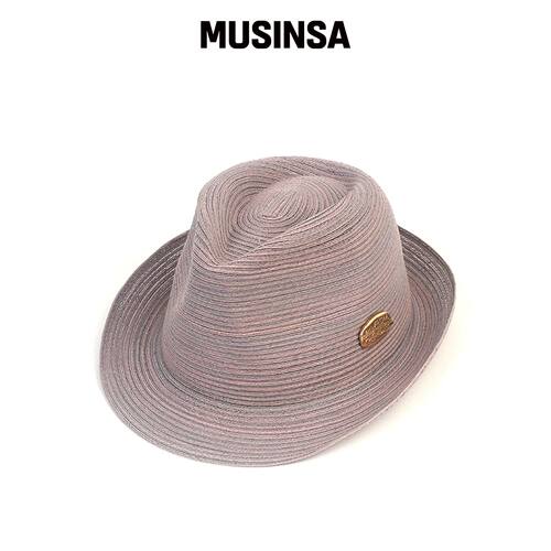 UNIVERSAL CHEMISTRY BU 简约灰色软呢帽 MUSINS韩国官网直邮进口