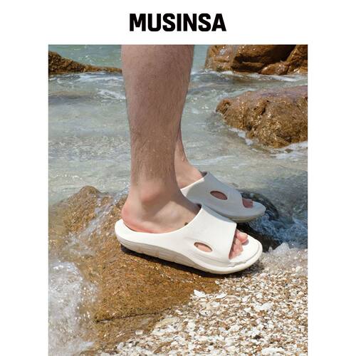 CHUBASCO NUBE MEN SLIDE CB2304 全奶油色 MUSI韩国官网直邮进口