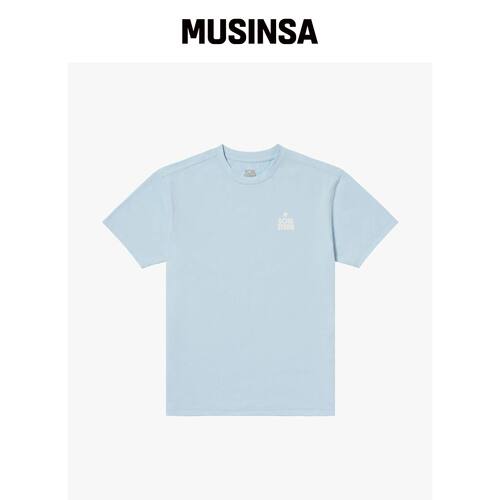 GOALSTUDIO GOAL DOT LOGO AIRDRY TEE-天蓝色 M韩国官网直邮进口