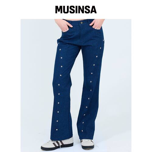 LUVISTRUE RT BOOTSCUT PANTS（海军蓝） MUSINS韩国官网直邮进口