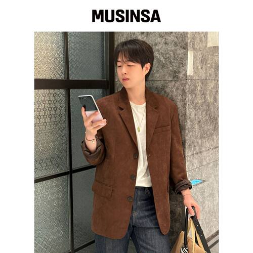 MINDBRIDGE [COUTURE]绒面宽松夹克韩国官网直邮进口