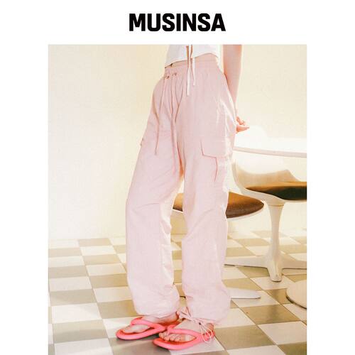 LOSSYROW String Cargo Sharing Jogger Pants  韩国官网直邮进口
