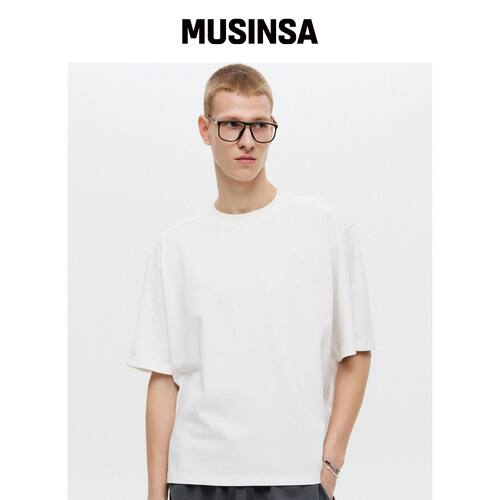 DEFINE 婴儿实缎短款T恤 白色韩国官网直邮进口MUSINSA