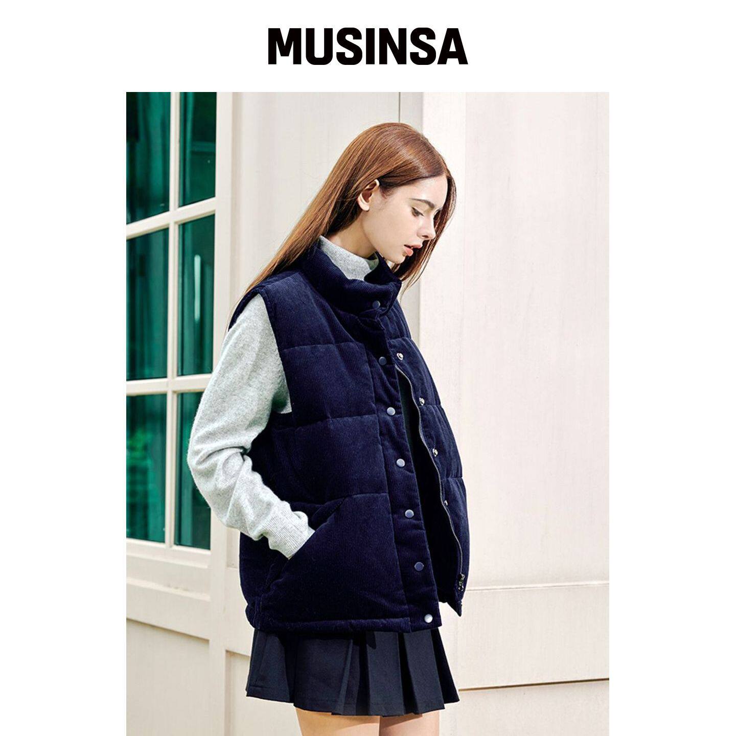 NITINA 灯芯绒 马甲 NY MUSINSA韩国官网直邮进口