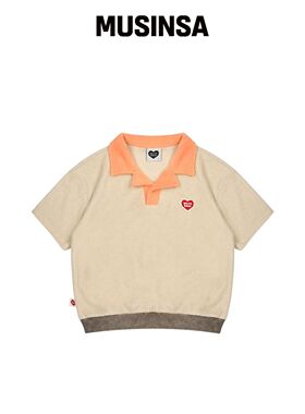 BELITANBOYS KOLOR色块毛圈短袖衬衫 BK5MTC31BG韩国官网直邮进口