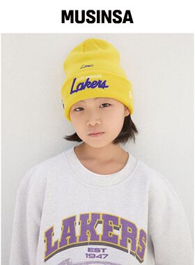 LMC LMC X NEWERA 队标毛线帽 黄色 MUSINSA韩国官网直邮进口