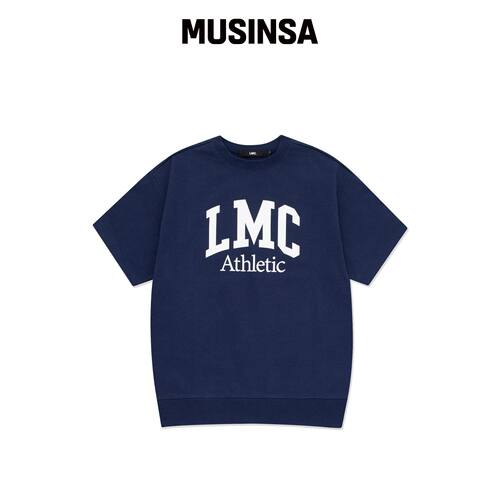 LMC LMC运动短袖卫衣 深蓝色 MUSINSA韩国官网直邮进口
