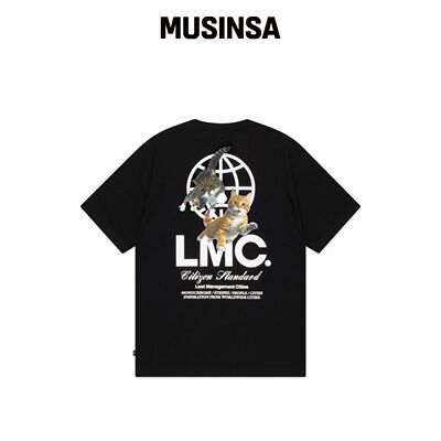 LMC FLYING CATS TEE 黑色 MUSINSA韩国官网直邮进口