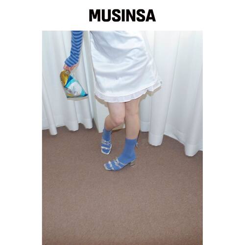 LEVASE 例如) alice sandal-silver 5cm MUSINSA韩国官网直邮进口