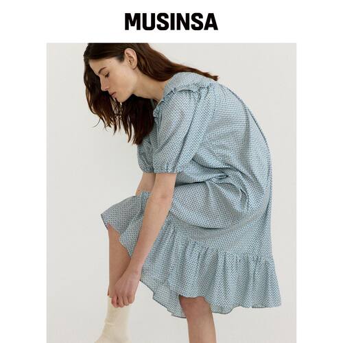 JO'S LOUNGE Luna 短袖连衣裙 MUSINSA韩国直邮官方正品