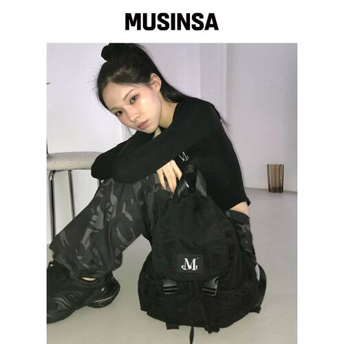 MUCENT VEY 2 搭扣绑带尼龙背包（男女通用） MU韩国官网直邮进口