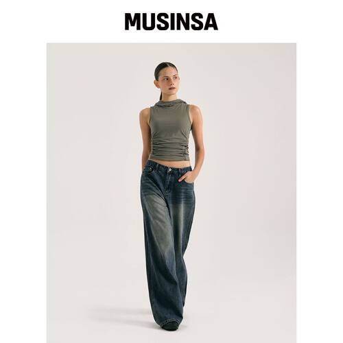 CONCHWEAR [CONCH DENIM] 经典宽松牛仔裤，复古韩国官网直邮进口