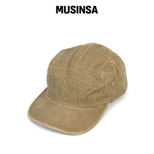UNIVERSAL CHEMISTRY MUJI 色染米色工装帽 MUSI韩国官网直邮进口
