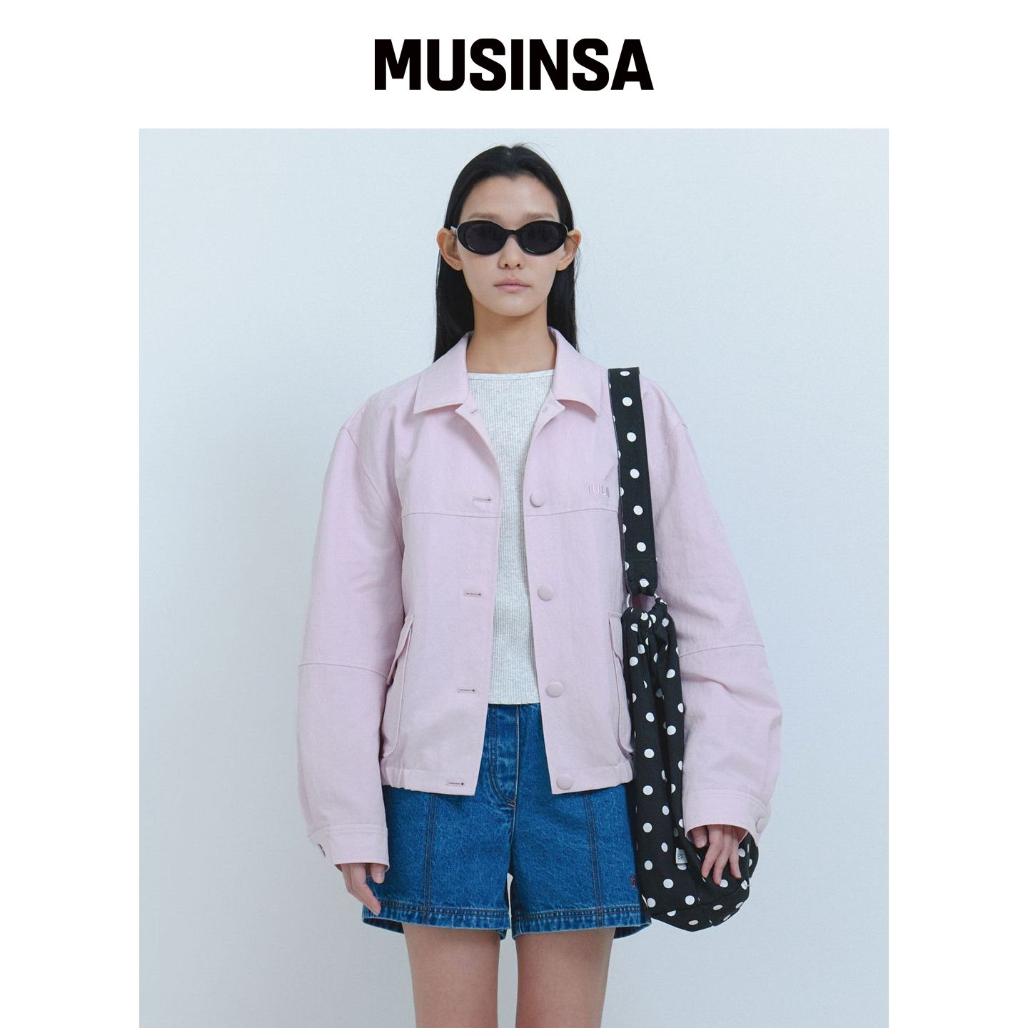 IULAI 毛绒棉花糖夹克 PINK MUSINSA韩国直邮官方正品