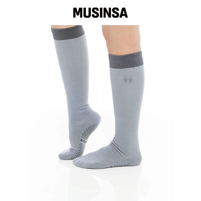 THUMBTOE 及膝普拉提无缝防滑袜灰色 MUSINSA韩国官网直邮进口
