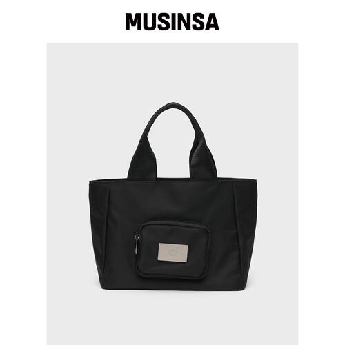 SALBOL SYMBOL NYLON TOTE BAG [黑色] MUSINSA韩国直邮官方正品
