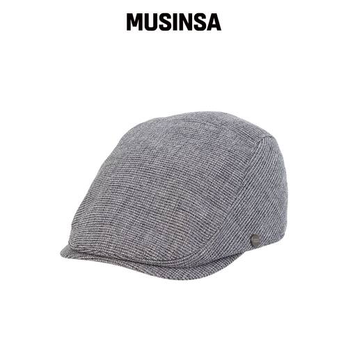 UNIVERSAL CHEMISTRY 小格纹灰色猎帽 MUSINSA韩国官网直邮进口