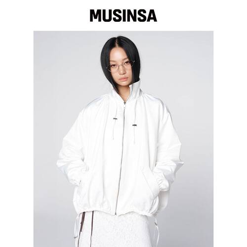 320SHOWROOM 夹克白色秋季新款休闲外套MUSINSA韩国官网直邮进口