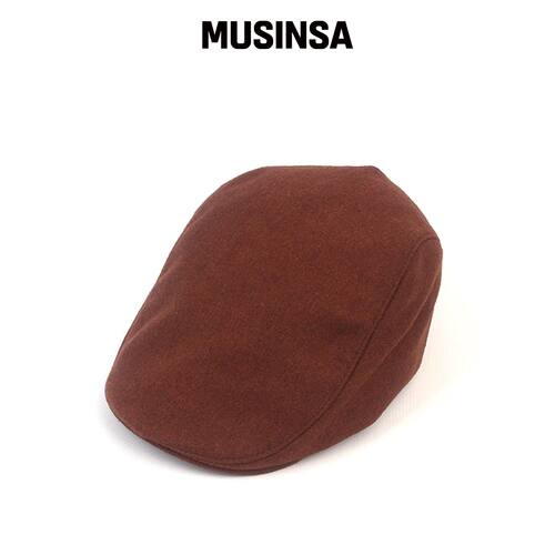 UNIVERSAL CHEMISTRY 简约羊毛棕色猎帽 MUSINSA韩国直邮官方正品