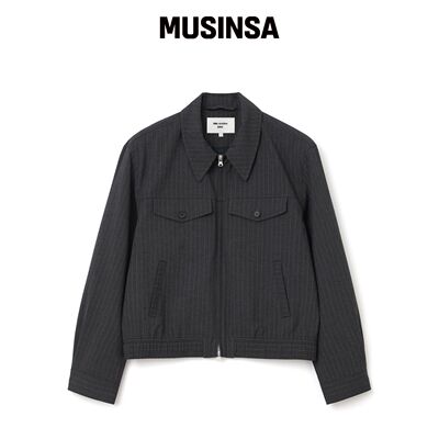 MILLO ARCHIVE [MA X DERRICK] 细条纹外套 [灰]韩国官网直邮进口
