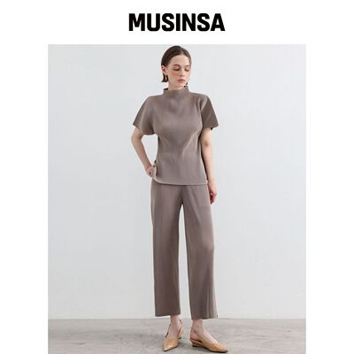 PLEATSMOOD ESSENTIALS 抓绒热裤子 MUSINSA韩国官网直邮进口