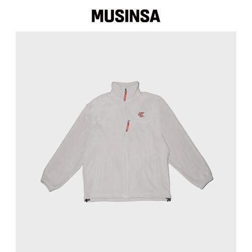 BETTER THAN SURF LOGO FLEECE JACKET - 灰色韩国官网直邮进口