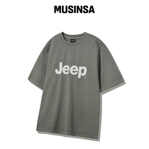 JEEP PIGMENT 大logo 半高领T恤 (JQ5TSU691KH) 韩国官网直邮进口