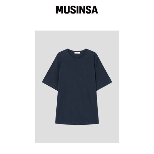 THE APERTURE Unisex Essential T恤 海军蓝 (TA韩国官网直邮进口