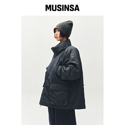 PLZPROJECT 口袋野外外套，海军蓝 MUSINSA韩国官网直邮进口