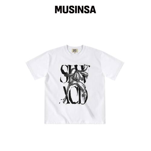 SLOW ACID 러스티 logo 短袖T恤 [白色] MUSINSA韩国官网直邮进口