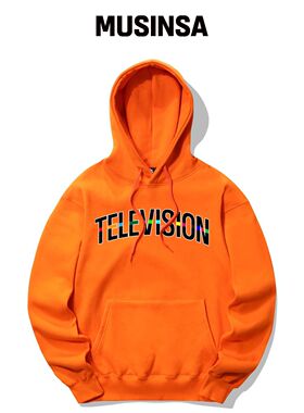 TRIPSHION TELEVISION 连帽卫衣 - 橙色韩国官网直邮进口MUSINSA