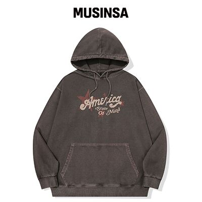 CPGN STUDIO 美国色素连帽卫衣 棕色 MUSINSA韩国直邮官方正品
