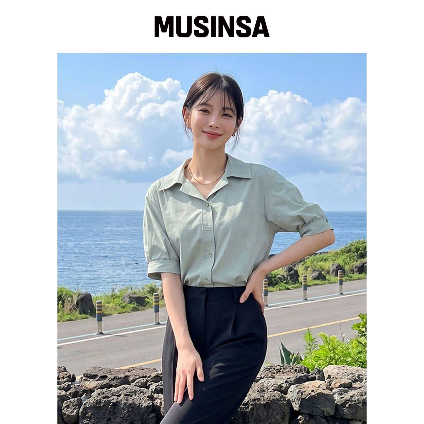 SOUP 泡袖变形衬衫(SA6SS35) MUSINSA韩国官网直邮进口