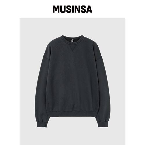TIMELESS SPORTSWEAR 运动卫衣水洗炭灰色韩国官网直邮进口