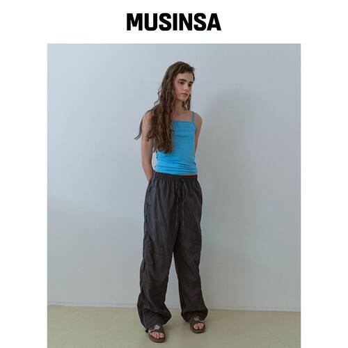 NOCONTENT 风挡热裤子 _ 炭灰色 MUSINSA韩国官网直邮进口