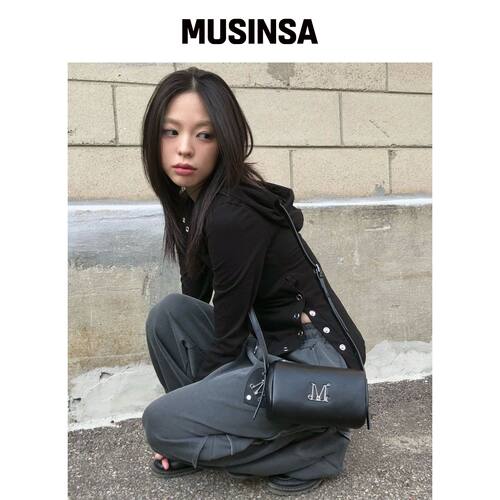 MUCENT ARA 金属标志迷你肩背包男女通用 MUSINS韩国官网直邮进口